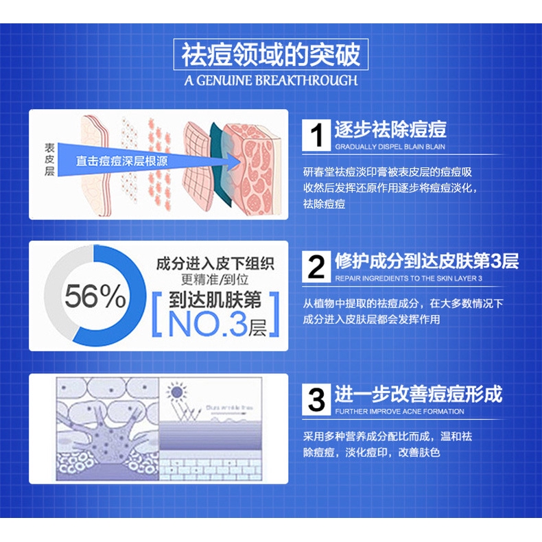 Kem trị mụn chuyên dụng 30g chất lượng cao