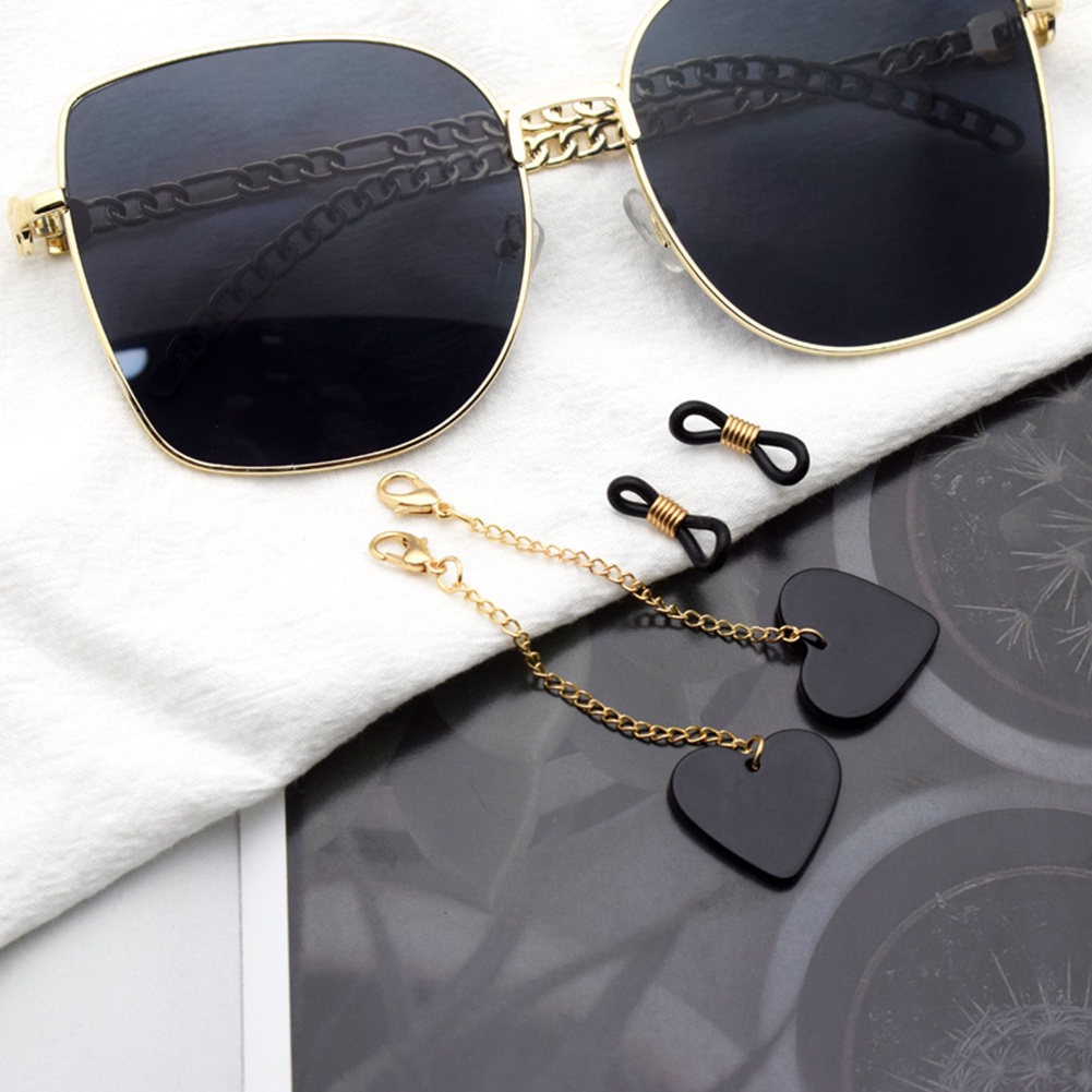 1 Dây Đeo Mắt Kính Hình Trái Tim Màu Sắc Kẹo Ngọt