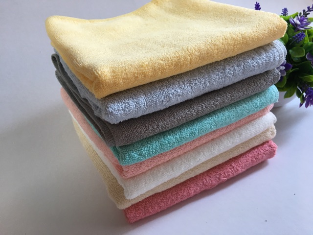 Cotton 35x75cm, khăn lau đầu hàng xuất dư