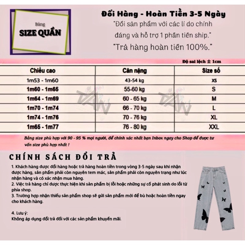 QUẦN JEANS ỐNG RỘNG T-A-N DÁNG SUÔNG PHONG CÁCH HÀN QUỐC-QJI08-THỜI TRANG UNISEX-có size Nam Nữ dể chọn hình in màu xanh