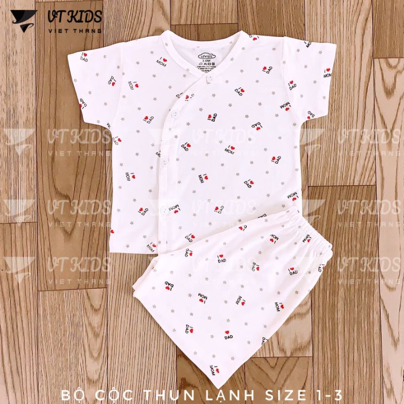 Bộ Cộc Sơ Sinh Chất Peptit Mềm Mát