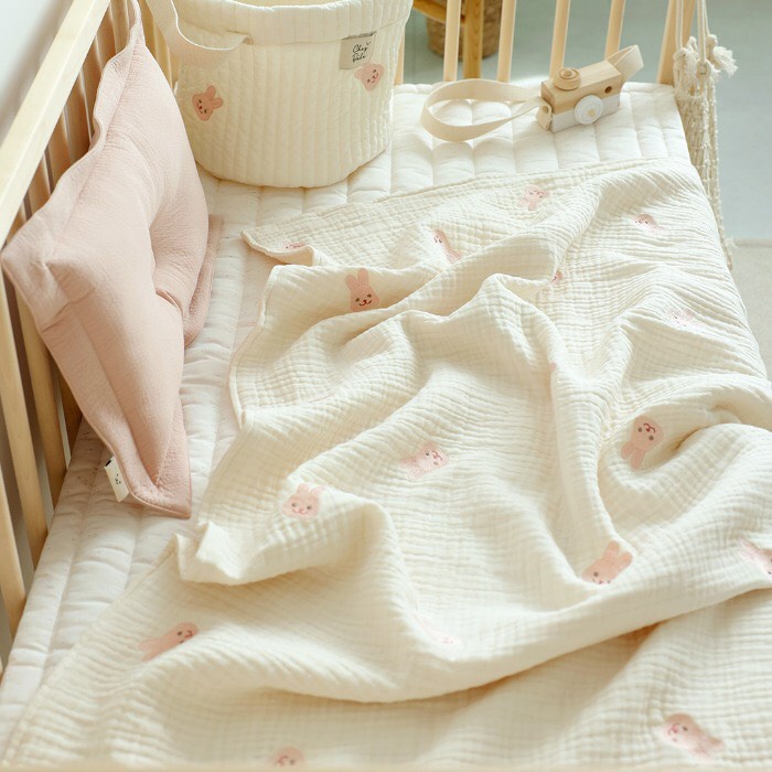 Chăn xô cho bé 6 lớp giúp giữ ấm, mềm mịn, an toàn cho da nhạy cảm Chezbebe Hàn Quốc