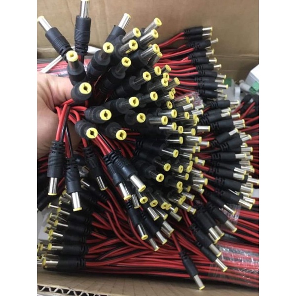 100 Jack nguồn DC đực, cái có dây