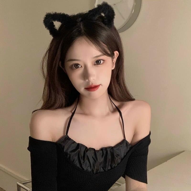 Băng đô/ Cài Tóc tai mèo phong cách Hàn Quốc đáng yêu cho nữ