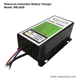 Sạc ắc quy tự động 3 chế độ robocom rb-2420 , 24v-200ah