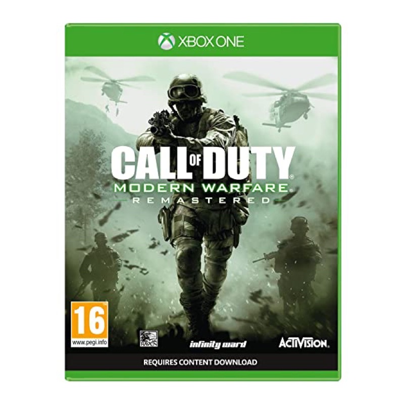 Đĩa game xbox one: Call Of Duty Modern Warfare Remastered
