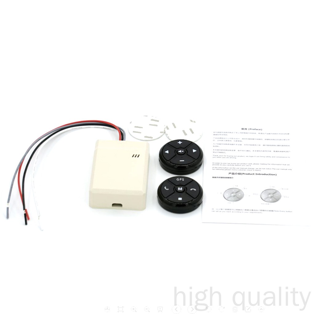 Bộ Điều Khiển Vô Lăng Xe Hơi 4 Nút Điều Khiển Từ Xa 998