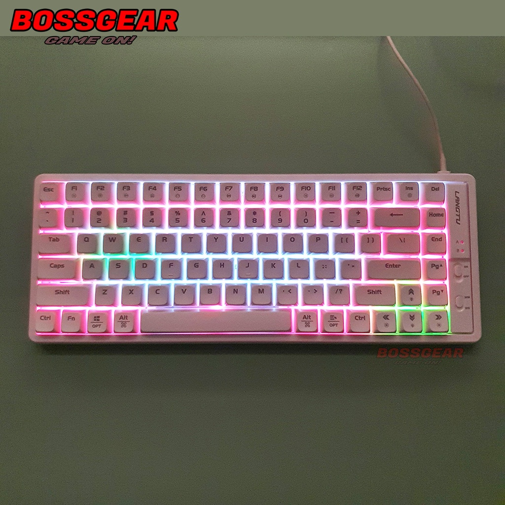 Bàn Phím Cơ Langtu GK85 Red Switch Có LED, Đã Được Lót Foam Đáy và PCB, Hỗ trợ MAc