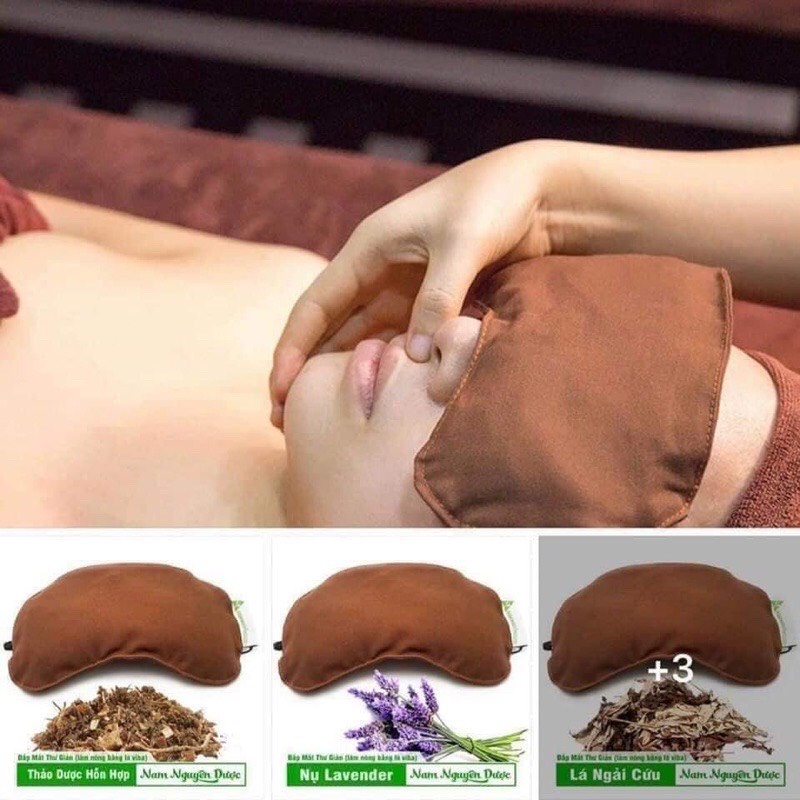 Túi chườm thảo dược dưỡng sinh, túi chườm mắt, củ chườm lưng, chườm cổ vai gáy, đa năng cho spa