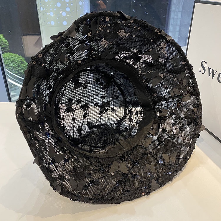 Nón Vành Rộng Phối Ren Phong Cách Hàn Quốc Thời Trang Cho Nữ