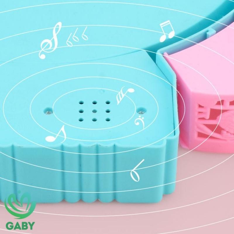 Đồ chơi câu cá cho bé bằng nhựa, nhiều màu, có nhạc, tặng kèm pin GABY bộ 45 con cá, cần câu móc