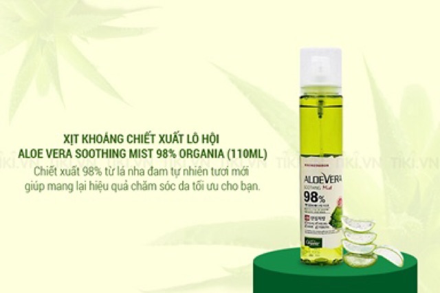 Xịt Khoáng Chiết Xuất Lô Hội Cấp Ẩm Arumtown Aloe Vera Soothing Mist 118ml | BigBuy360 - bigbuy360.vn