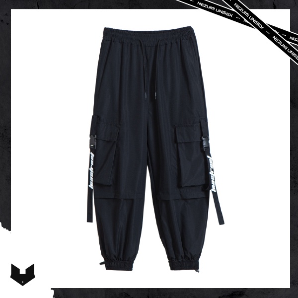 Quần jogger boxpant túi hộp hồng đen BlackPink unisex nam nữ hip hop đường phố