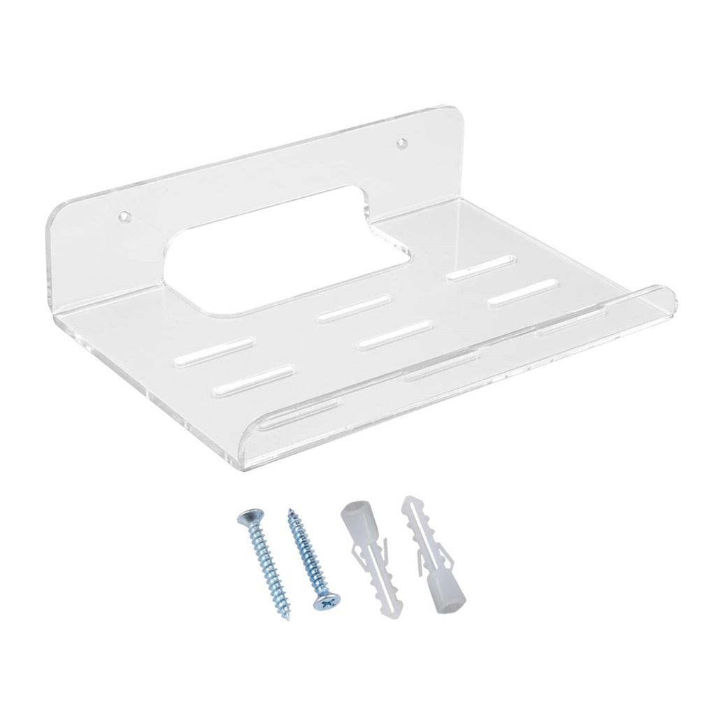 Giá Đỡ Bộ Định Tuyến WiFi Không Dây Bằng Acrylic Trong Suốt Đa Năng Cho Phòng Khách