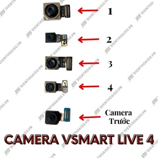 Camera trước sau vsmart live 4
