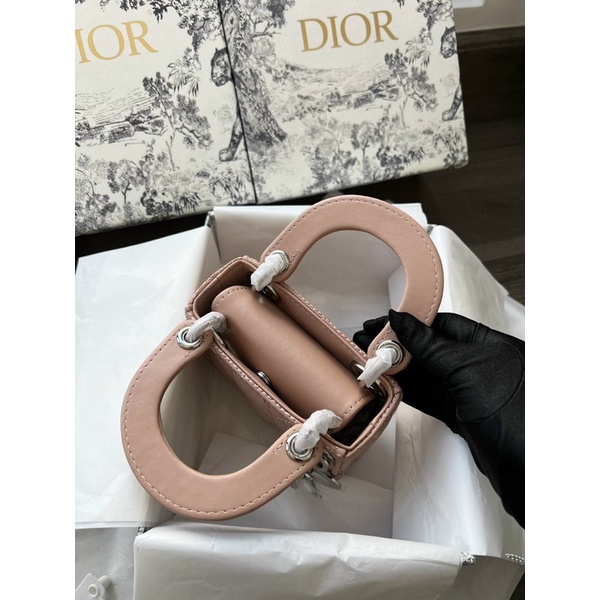 Túi xách nữ Dior Lady 3 ô chuẩn SPSL FULL BOX