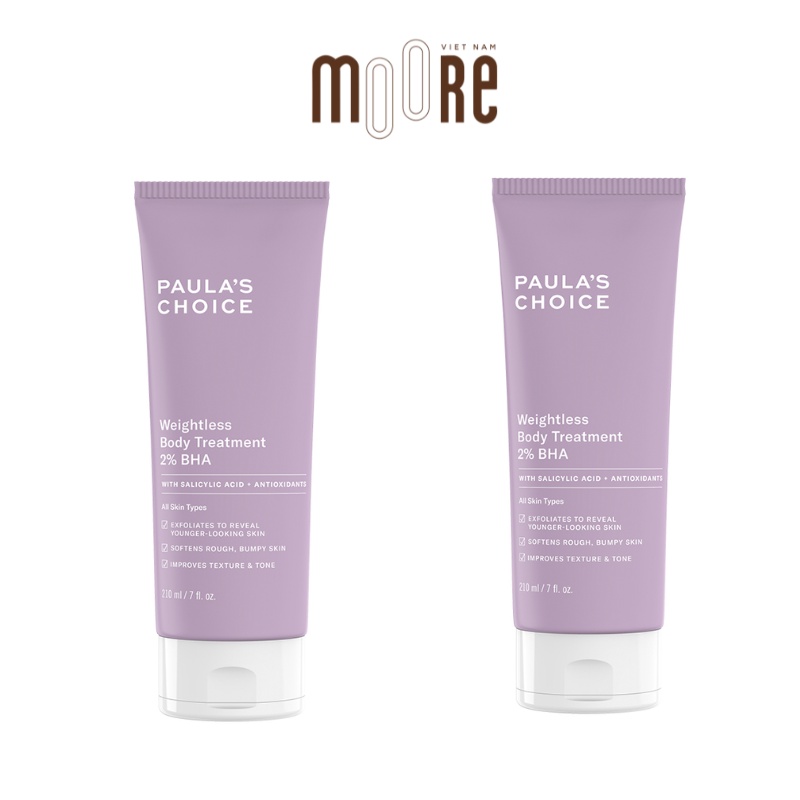 Dưỡng thể Paula's Choice Weightless Body Treatment 2% Bha 210ML