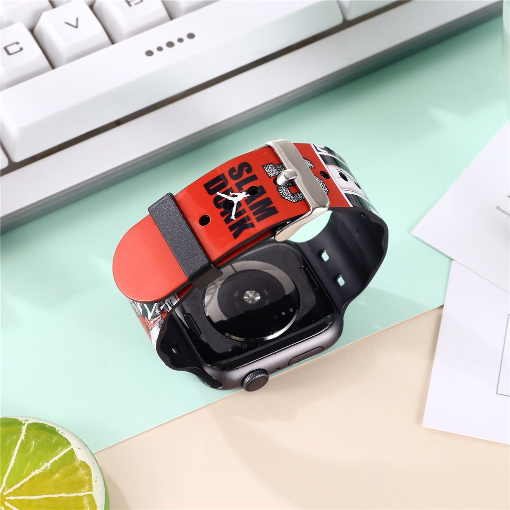 Dây Đeo Đồng Hồ apple watch Series 8 7 SE 6 5 4 3 2 1 Correa Thay Thế 38 40 41 42 44 45mm