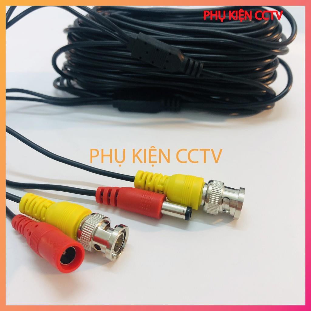 Cáp đồng trục liền nguồn đúc sẵn 2 đầu dài 20m dùng cho Camera | BigBuy360 - bigbuy360.vn