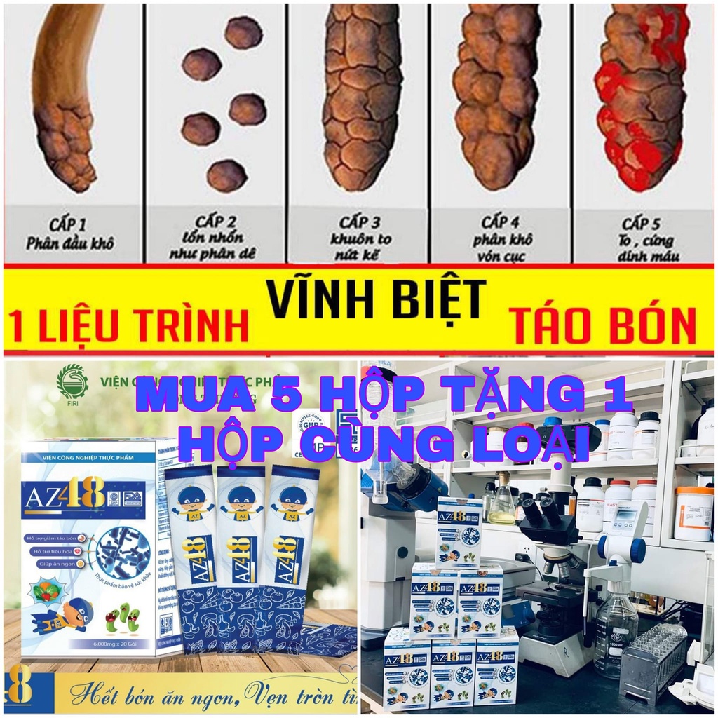 MEN AZ48 cho bé táo bón hỗ trợ tiêu hóa bé ăn ngon giúp bé hết táo bón-hết biếng ăn-bé ăn ngon