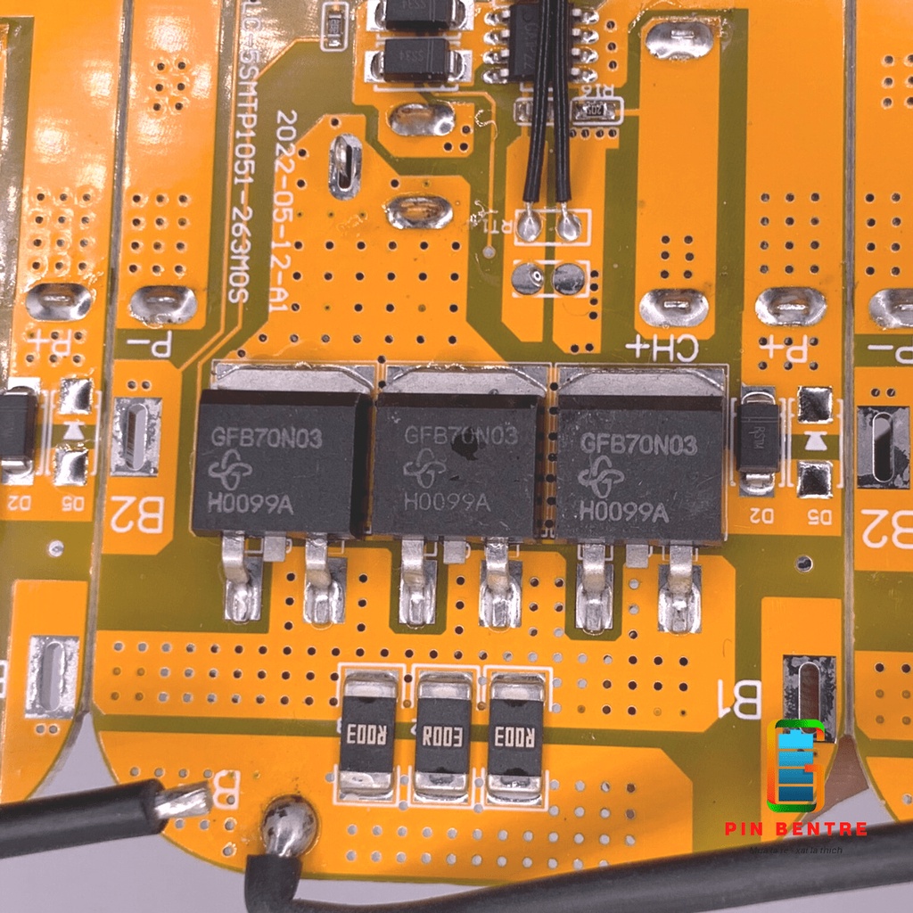 Mạch Makita 18V 65A/80A chạy máy 2 chân và 3 chân không cần Hàn Diode