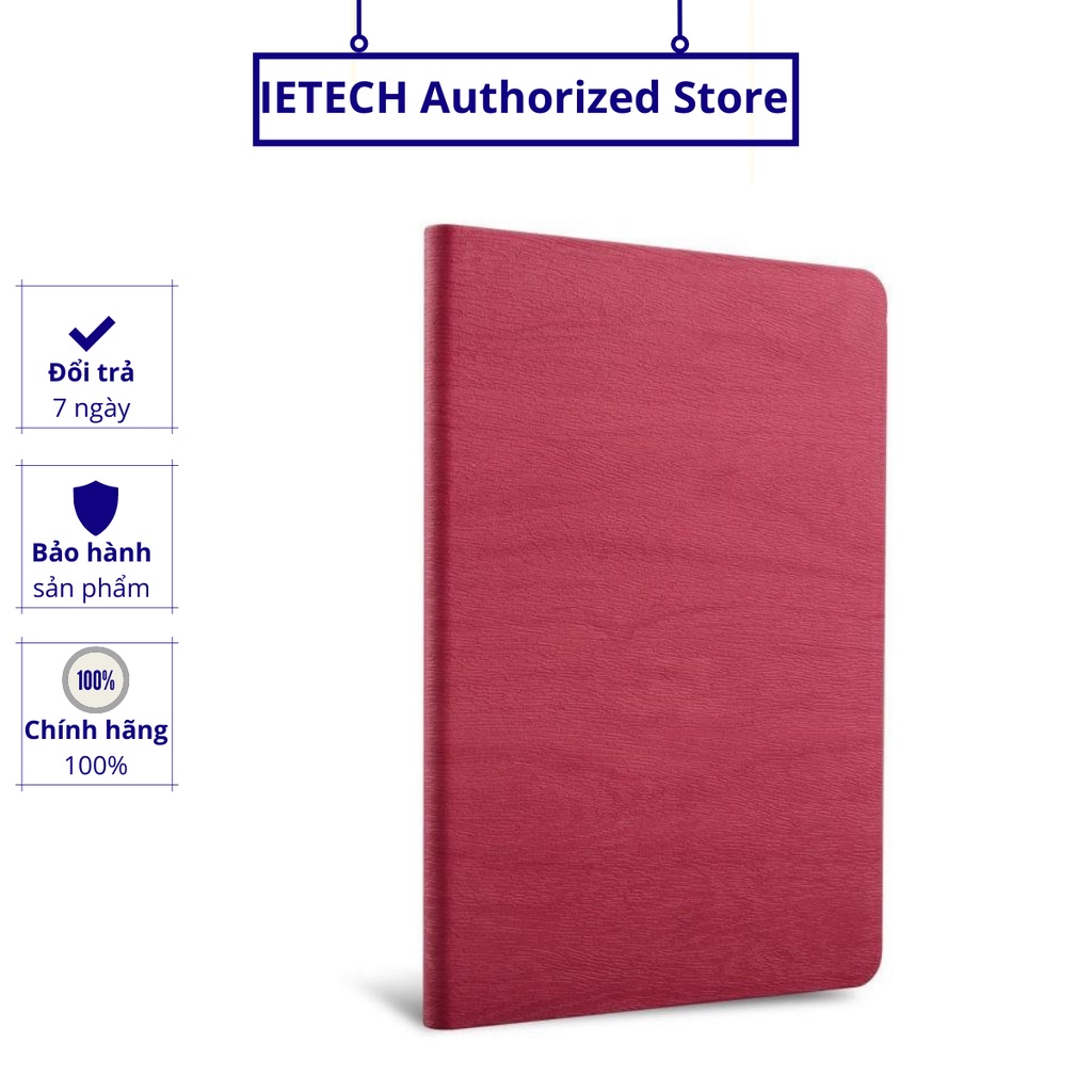 Bao Da Vân Gỗ Doanh Nhân Cao Cấp PKCB Dành Cho iPad 10.2 inch Tắt mở màn hình thông minh.