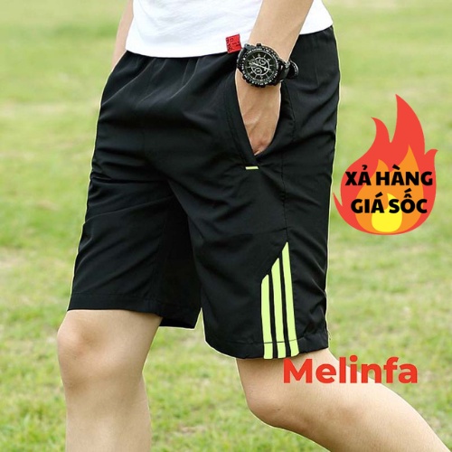 (Xả kho) Quần short thể thao nam, quần gió nam co giãn đàn hồi tốt mã VAQ0076