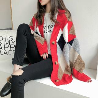 áo khoác len cardigan hàn quốc