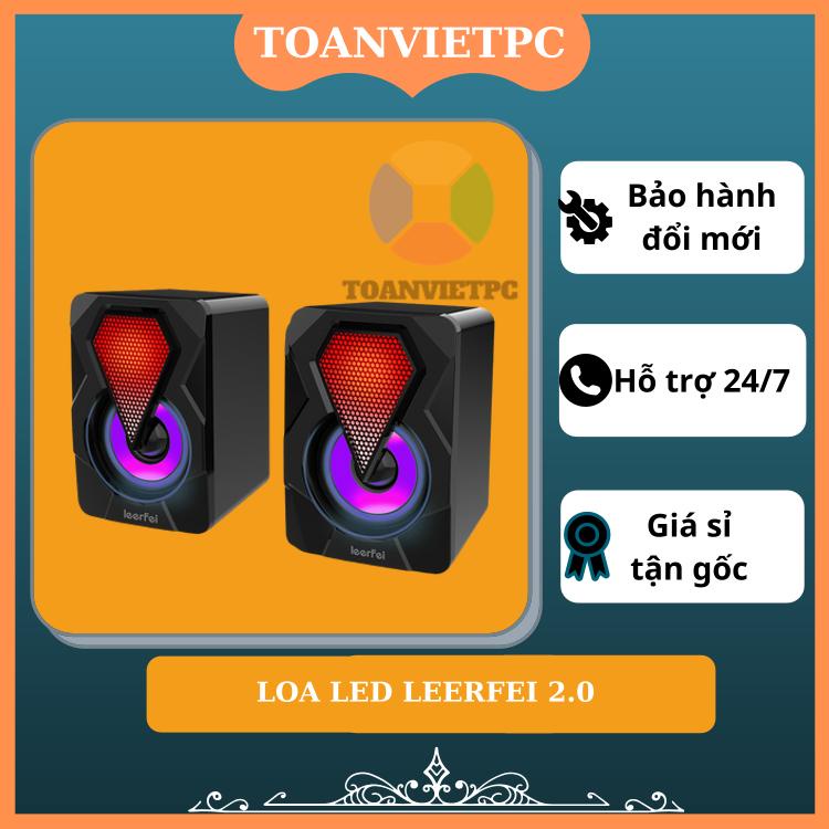 Loa Máy Vi Tính Laptop Mini YST - 1046 Có Led Âm Thanh Chuẩn