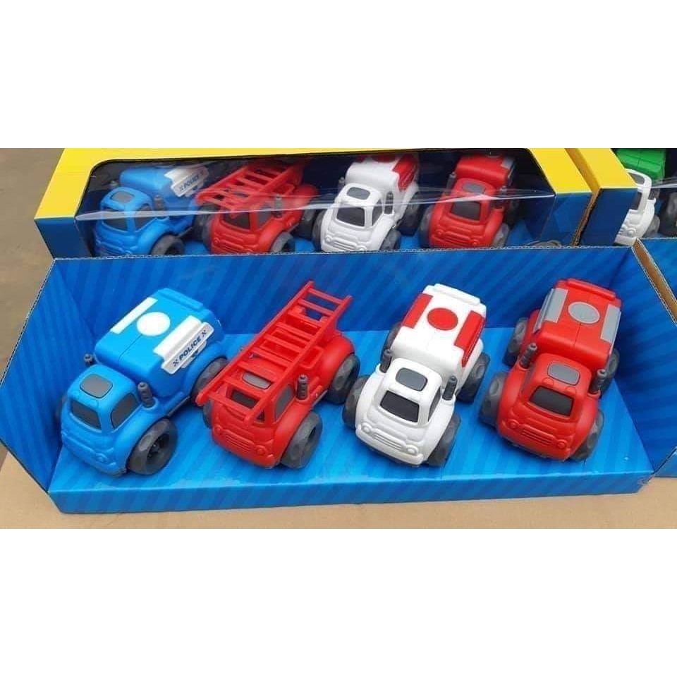 SET 4 XE CÔNG TRÌNH CHO BÉ