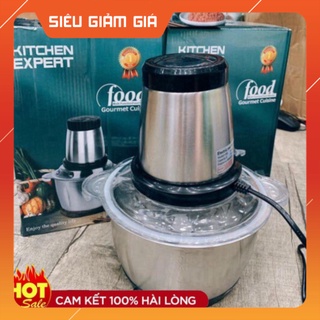 Máy xay thịt, máy xay đa năng, công suất 250W, cối inox304, 4 lưỡi dao sắc bén🌟BẢO HÀNH 1 ĐỔI 1🌟 💖 Bizz Store