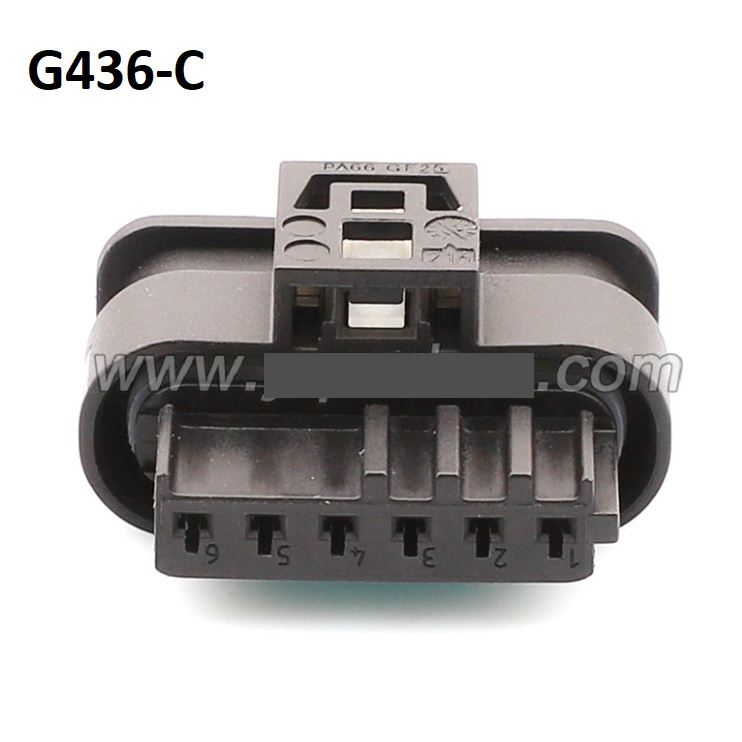 G436-Giắc cắm kết nối dây nịt của Volkswagen / Audi 6 lỗ 1.2mm