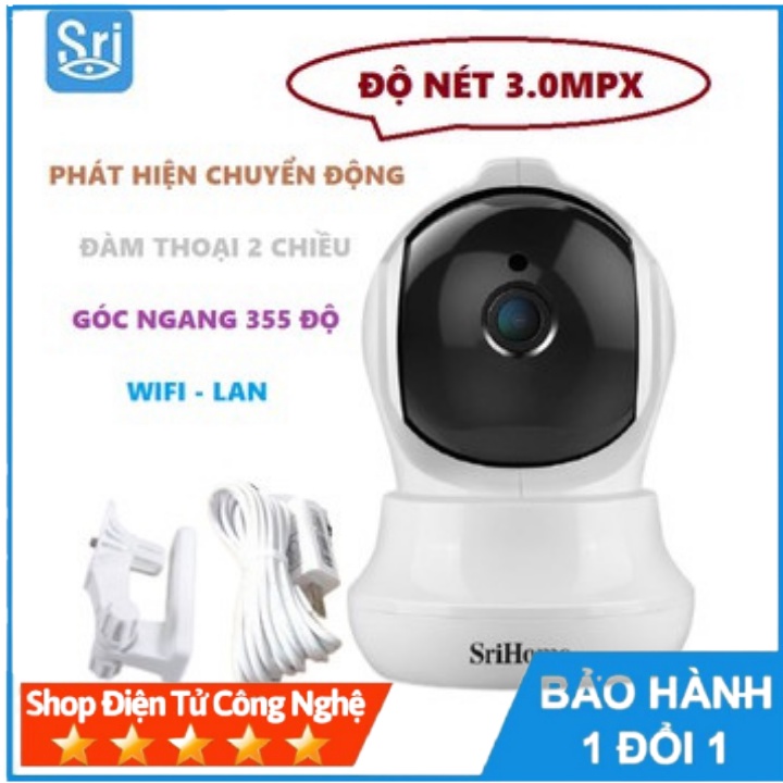 Camera IP wifi SriHome 3.0 SH020-CHÍNH HÃNG