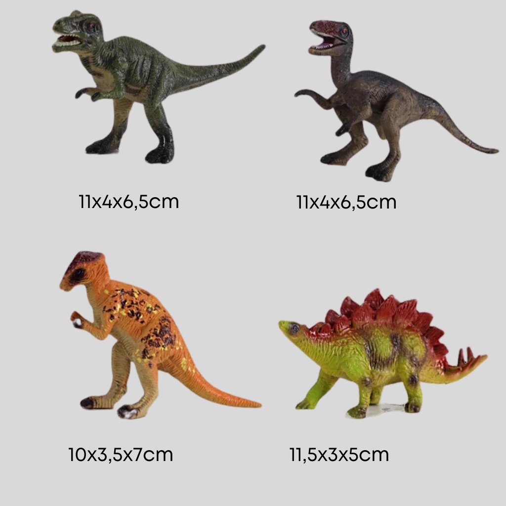 Đồ Chơi Mô Hình Sét 16 Khủng Long Mô Hình Thời Tiền Sử Cho Bé-Chất Liệu Nhựa ABS An Toàn Sóc_toystore
