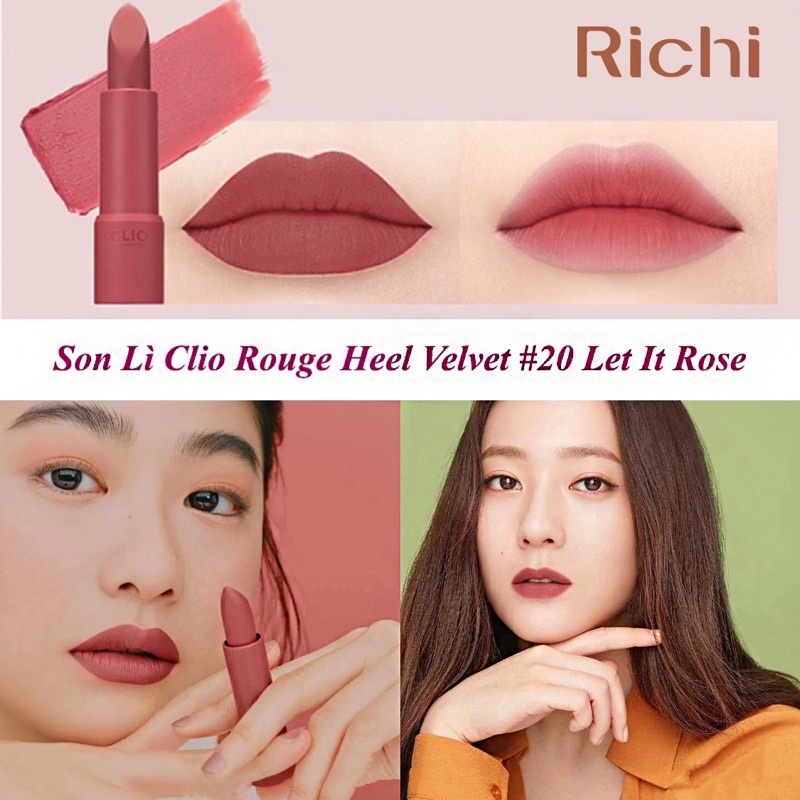 Son lì Clio Rouge Heel Velvet - Mad Matte Stain Lip