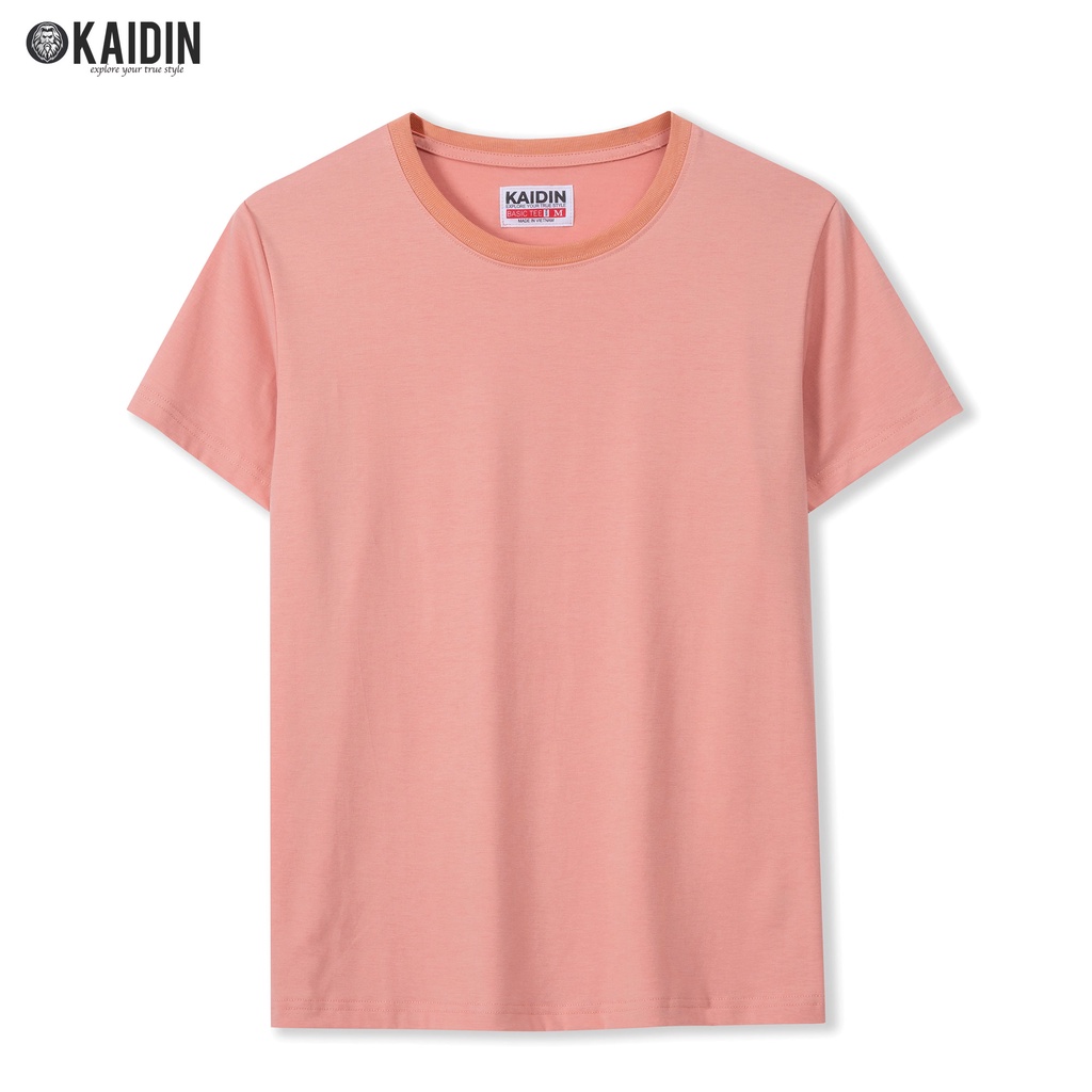 Áo Thun Nam Cổ Tròn, Áo Phông Trơn Ngắn Tay Vải Cotton Cao Cấp KAIDIN Basic Tee - KD01 | WebRaoVat - webraovat.net.vn