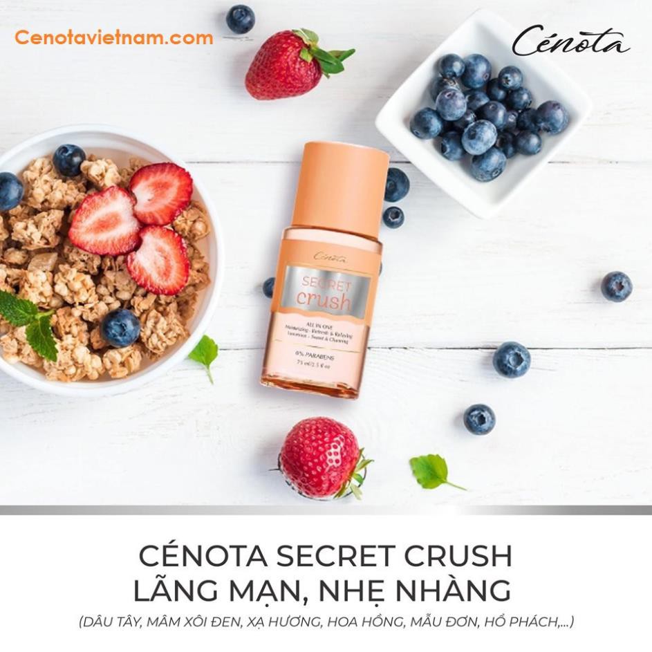 Nước hoa Dưỡng thể Cenota Secret Sexy Crush 75ml Nhẹ Nhàng Lãn Mạn . Chính Hãng Cao Cấp