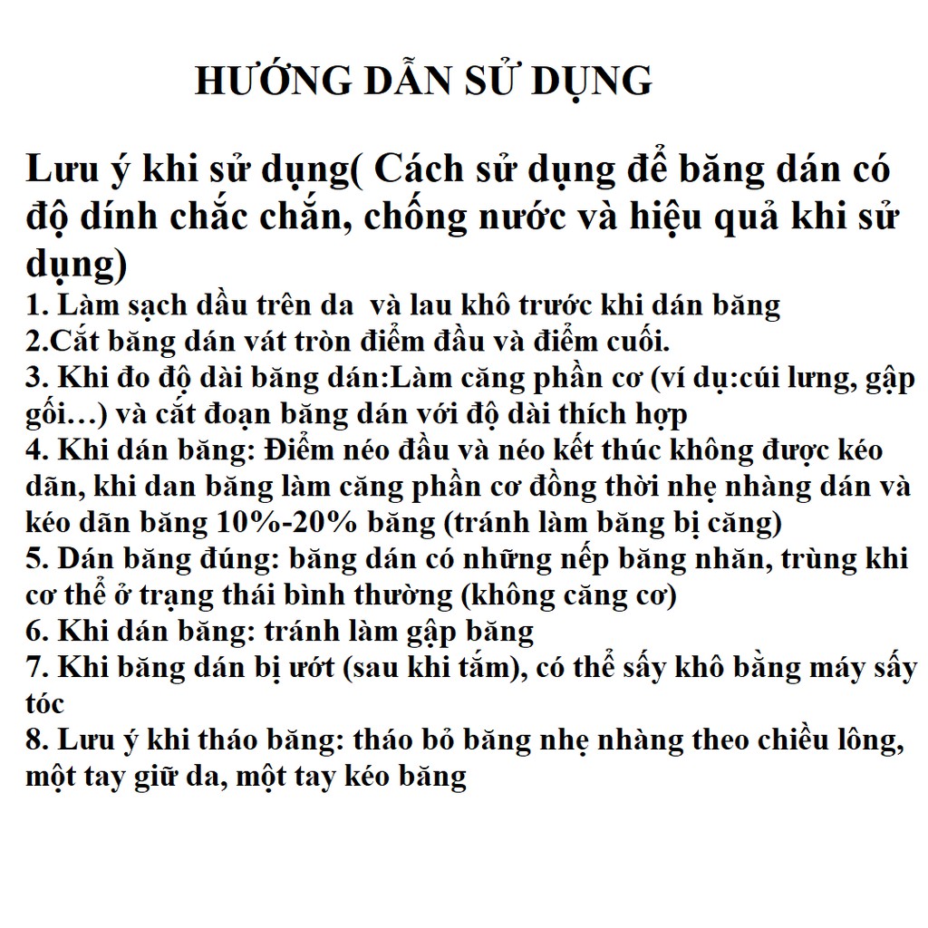 [Xả Kho 3 Ngày]Băng dán cơ thể thao chống nước [HỖ TRỢ TRẤN THƯƠNG]