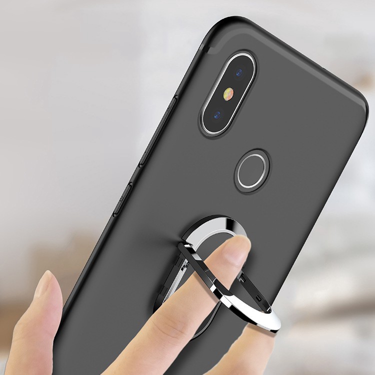 Xiaomi 6 8 SE Phone Case Build-in Ring Stand Magnetic Car Bracket Protector
