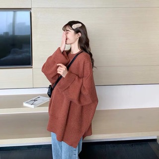 Áo len ulzzang form rộng