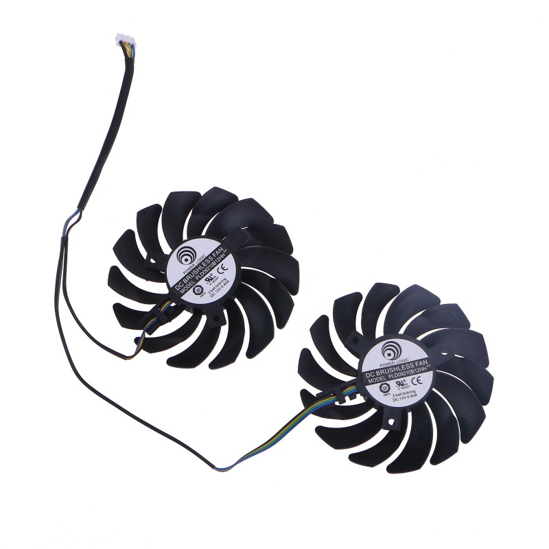 Set 2 Thẻ Đồ Họa 87mm PLD09210B12HH Cho MSI RX580 RX470 RX480 GPU