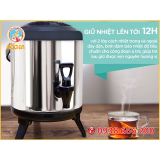 BÌNH Ủ GIỮ NHIỆT TRÀ 10L ( Nhựa, Inox )