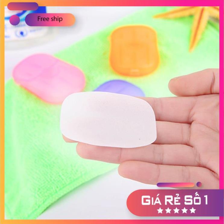 Xà Phòng Giấy Du Lịch 1 Lần, Xà Bông Rửa Tay Dạng Miếng Tiện Lợi