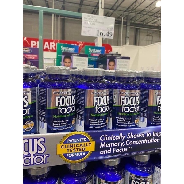 Viên Uống Bổ Não FOCUS Factor – Tăng Cường Trí Nhớ - 180 viên