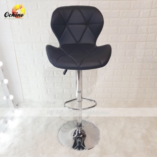 Ghế Quầy Lễ Tân, Ghế Makeup - mẫu Kim Cương (Làm Bằng da đẹp, Xoay 360 và nâng lên hạ xuống từ 60-80cm)