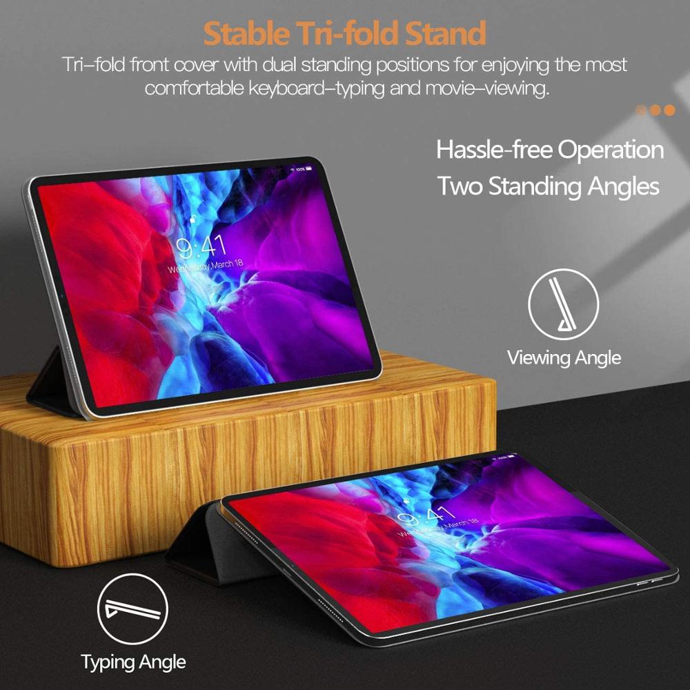 Bao Da PU Máy Tính Bảng Nắp Lật Nam Châm Tự Động Tắt Mở Cho Ipad Air5 5th 2022 Pro 11 12.9 Mini6 2021 Air4 4th Gen 10.9 Inch 2020 Ốp