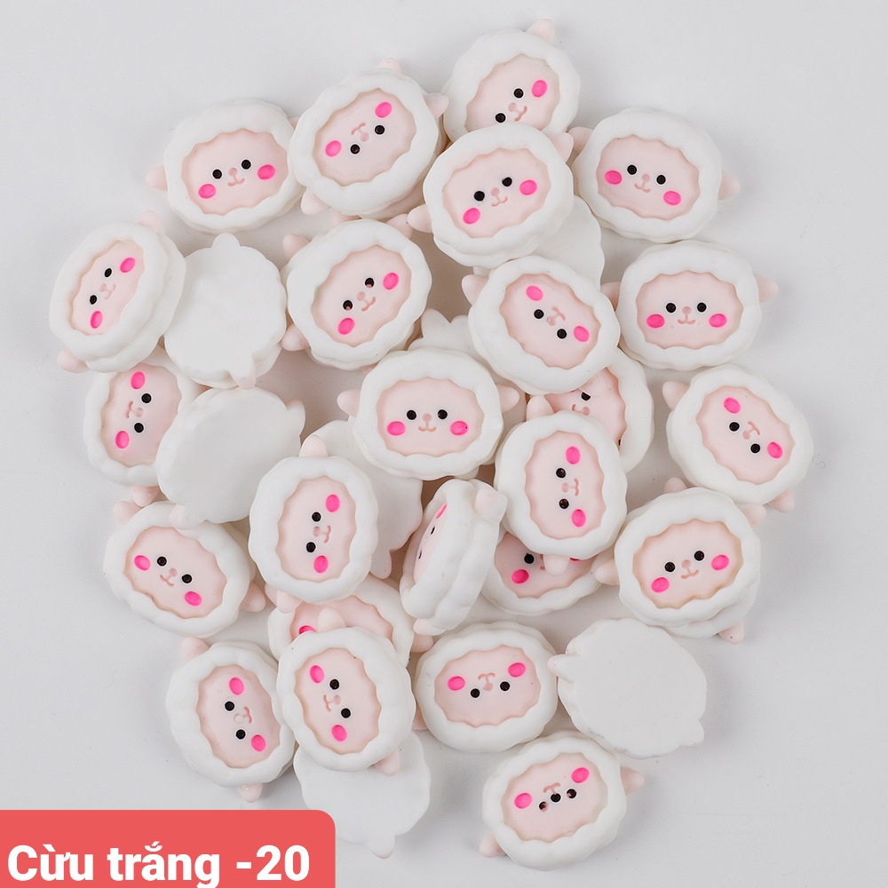 Sticker cute 3D , dán bình nước hình dán nổi trang trí ốp điện thoại, laptop dễ thương