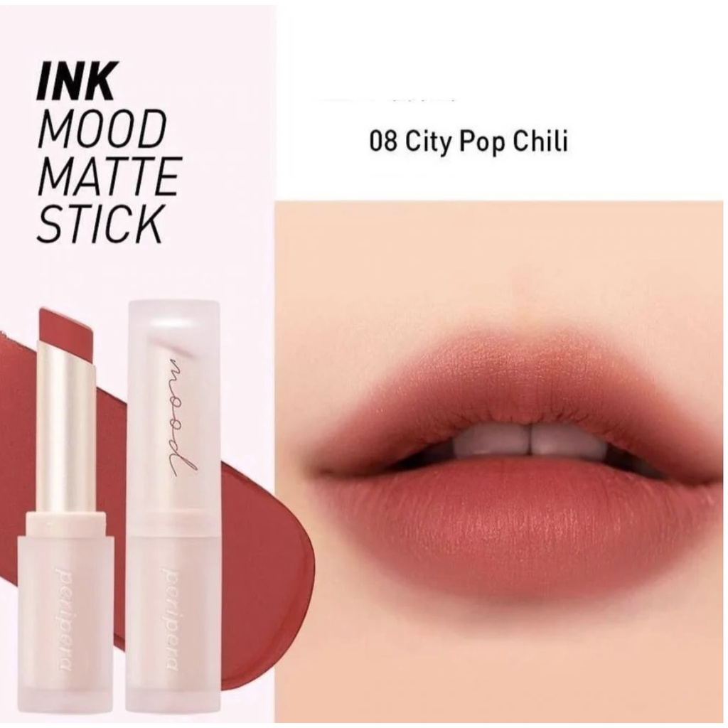 Son lì peripera ink mood matte stick - 08 city pop chili
