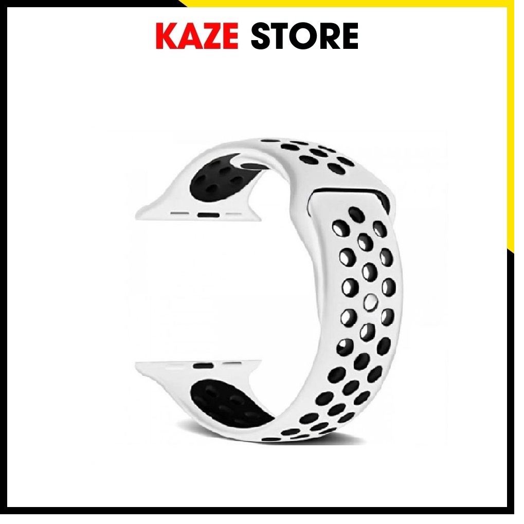 Dây đeo cao su thể thao cho đồng hồ thông minh Seri 1/2/3/4/5/SE/6/7 - Size 38/30/41/42/44/45 mm