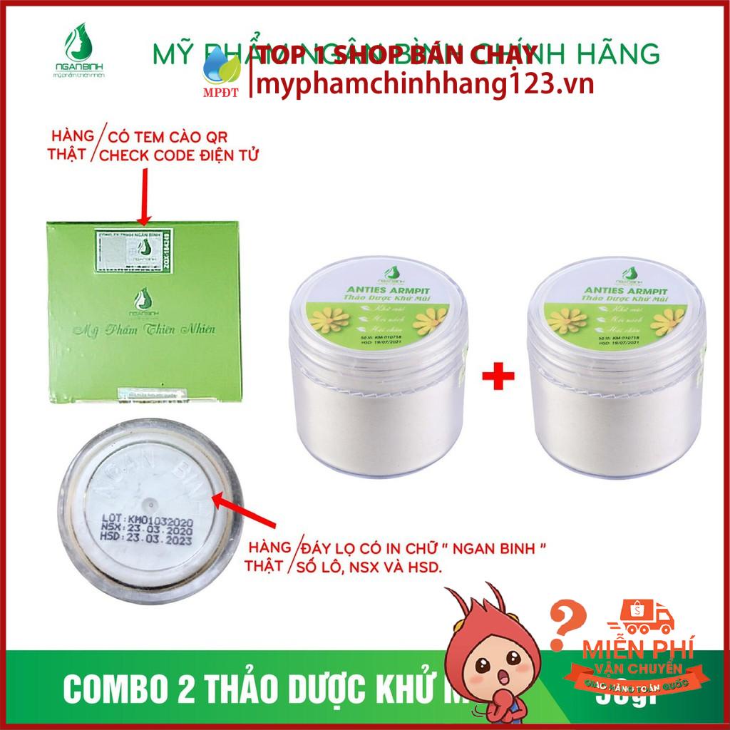 ( Có tem QR_Icheck) Thảo Mộc Khử Mùi Ngân Bình ,Khử mùi Hôi Nách,Hôi Chân,Thâm Nách, hôi nách Ngân Bình